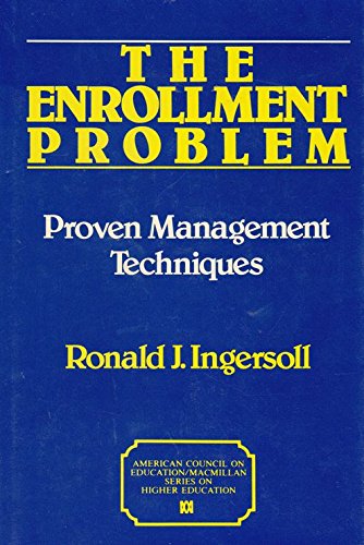 Beispielbild fr The Enrollment Problem : Proven Management Techniques zum Verkauf von Better World Books
