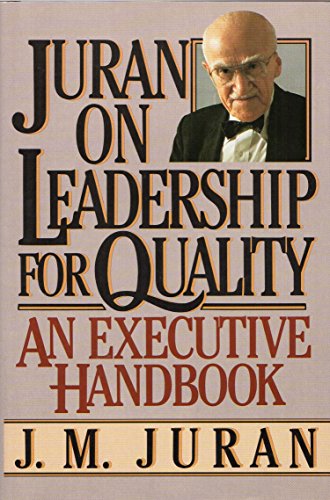 Imagen de archivo de Juran on Leadership for Quality : The New Steps for Planning Quality into Goods and Service a la venta por Better World Books