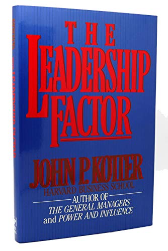 Beispielbild fr The Leadership Factor zum Verkauf von Gulf Coast Books