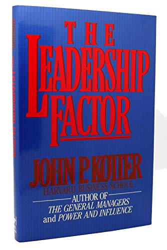 9780029183311: The Leadership Factor