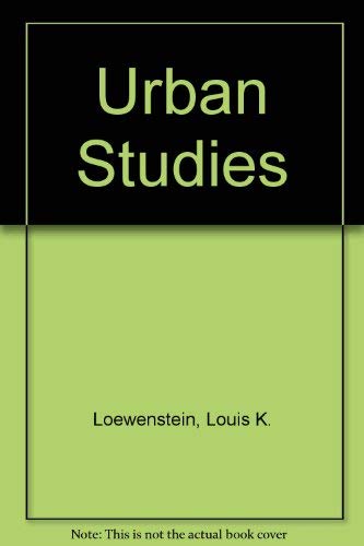 9780029194409: Urban Studies