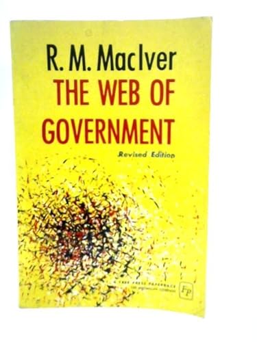 Imagen de archivo de The Web of Government a la venta por ThriftBooks-Atlanta