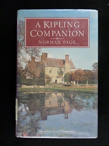 Imagen de archivo de A Kipling Companion (Macmillan Literary Companions) a la venta por Better World Books