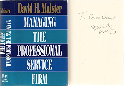 Stock image for Managing the Professional Service Firm for sale by Goodwill Books