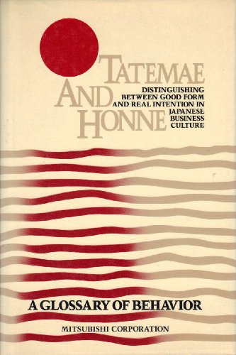 Tatemae & Honne (Distinguishing Between Good Form & Real Intention in Japan)