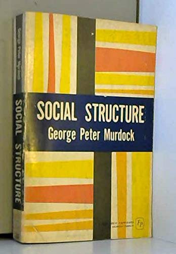 Beispielbild fr Social Structure zum Verkauf von Better World Books