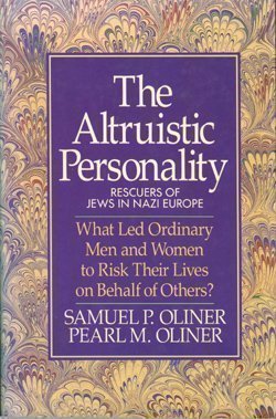 Imagen de archivo de The Altruistic Personality : Rescuers of Jews in Nazi Europe a la venta por Better World Books