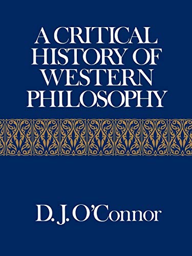 9780029238400: A Critical History of Western Philosophy