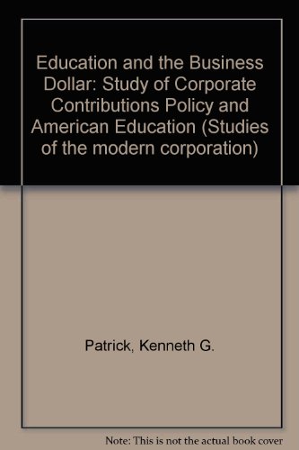 Education a the Busi Dollar Hd (9780029249000) by Patrick