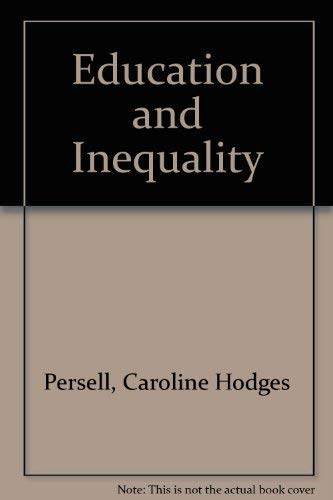 9780029251409: Education and Inequality