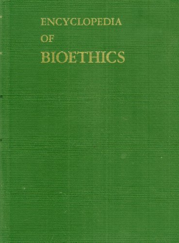 Beispielbild fr ENCYCLOPEDIA OF BIOETHICS: Volume 3 & 4 zum Verkauf von Russ States