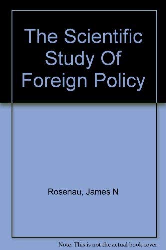 9780029270103: Scientific Study of Foreign Policy