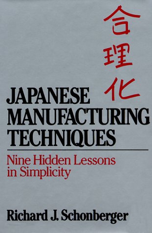Stock image for Japanese Manufacturing Techniques: Nine Hidden Lessons in Simplicity for sale by Wonder Book