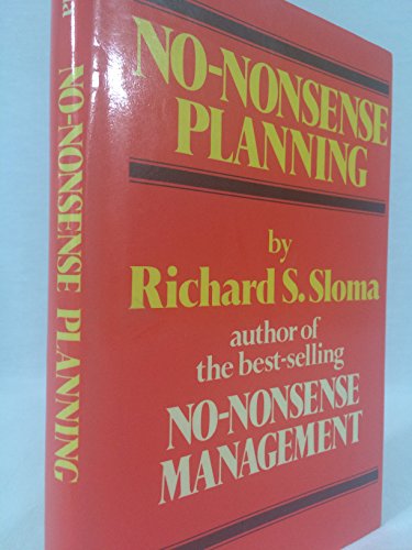 9780029295205: No-Nonsense Planning