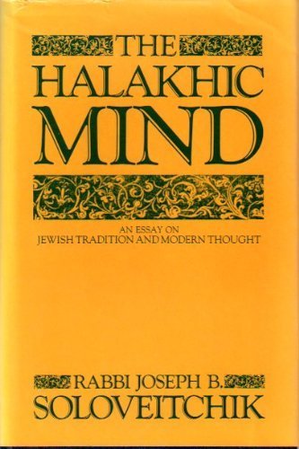 9780029300404: The Halakhic Mind: An Essay on Jewish Tradition and Modern Thought