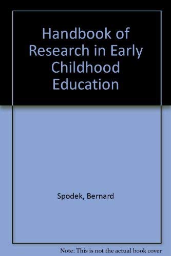 9780029305706: Handbook of Research in Early Childhood Education