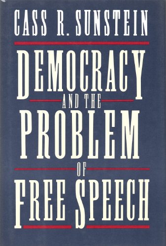 Beispielbild fr Democracy and Limit of Free Speech zum Verkauf von Better World Books