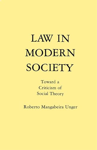 Beispielbild fr Law in Modern Society zum Verkauf von Better World Books