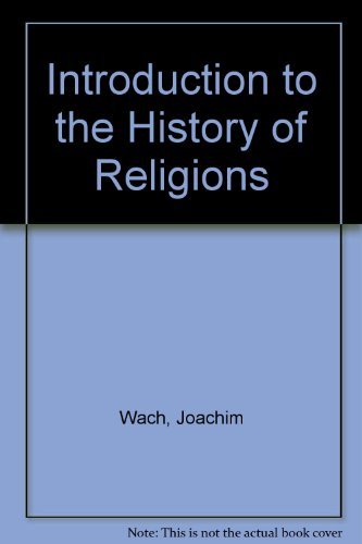 9780029335307: Introduction to the History of Religions