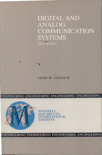 9780029460627: Digital and Analog Communication Systems