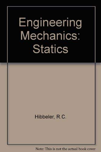 Beispielbild fr Engineering Mechanics: Statics. zum Verkauf von Plurabelle Books Ltd