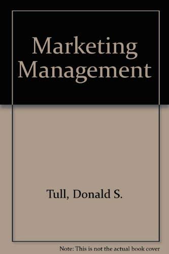 9780029462782: Marketing Management