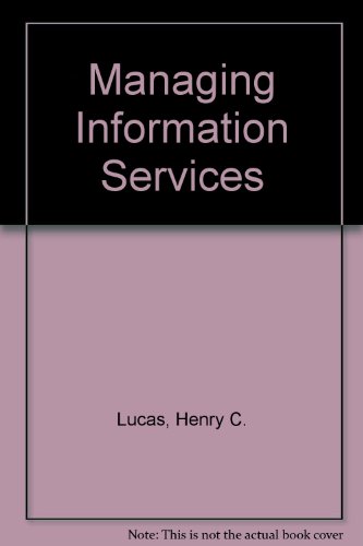 9780029463185: Managing Information Services