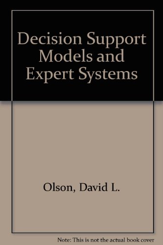 Immagine stock per Decision Support Models and Expert Systems