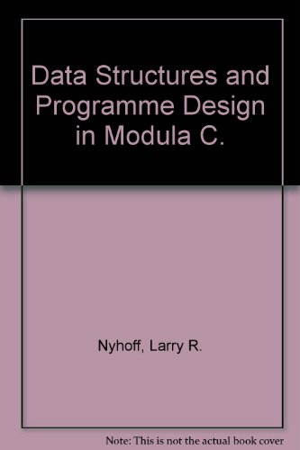 Beispielbild fr Data Structures and Program Design in Modula-2 zum Verkauf von Phatpocket Limited