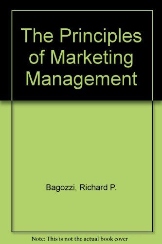 9780029465813: The Principles of Marketing Management