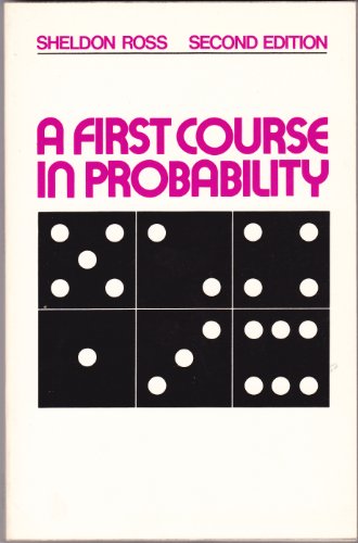 Beispielbild fr A First Course in Probability. Second Edition. zum Verkauf von Plurabelle Books Ltd