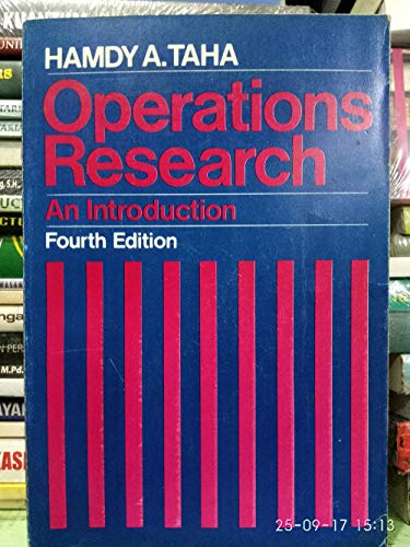 Beispielbild fr Operations Research: An Introduction zum Verkauf von Anybook.com