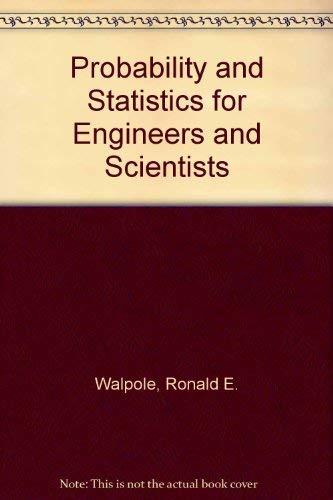 Imagen de archivo de Probability and Statistics for Engineers and Scientists a la venta por BookHolders