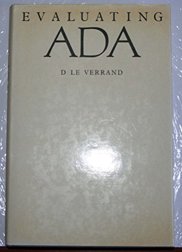 Stock image for Evaluating Ada for sale by Thomas F. Pesce'