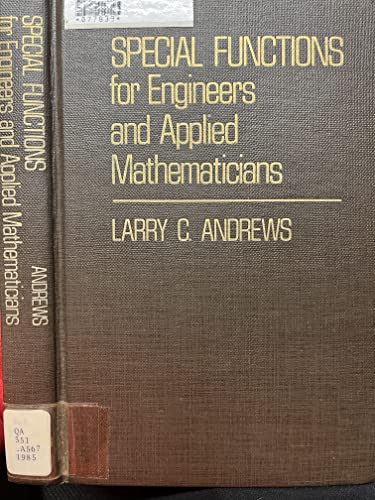 Beispielbild fr Special Functions for Engineers and Applied Mathematicians zum Verkauf von Better World Books