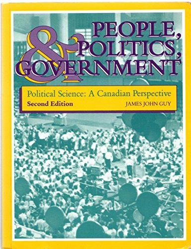 Imagen de archivo de Political Science: A Canadian Perspective (People, Politics and Government) a la venta por Webster's Bookstore Cafe, Inc.
