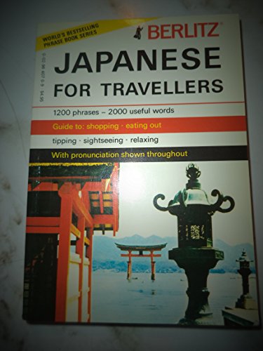 Imagen de archivo de Berlitz Japanese for Travel a la venta por Wonder Book