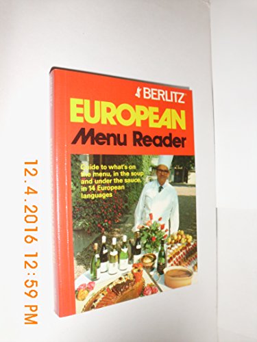 9780029642009: Berlitz European Menu Reader