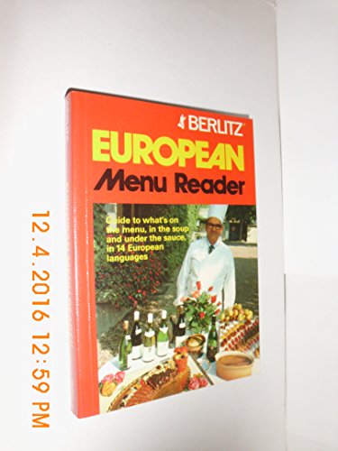 Stock image for Berlitz European Menu Reader for sale by WorldofBooks