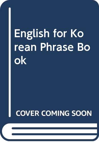 English for Korean Phrase Book (9780029660706) by Berlitz Publishing Company