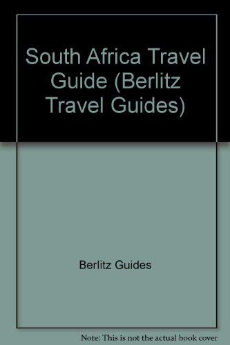 9780029698808: South Africa Travel Guide (Berlitz Travel Guides)