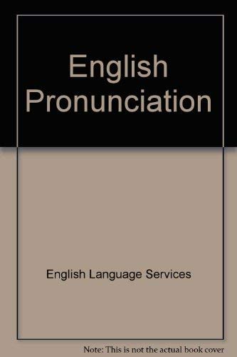 Imagen de archivo de English Pronunciation: A Manual for Teachers a la venta por Wonder Book