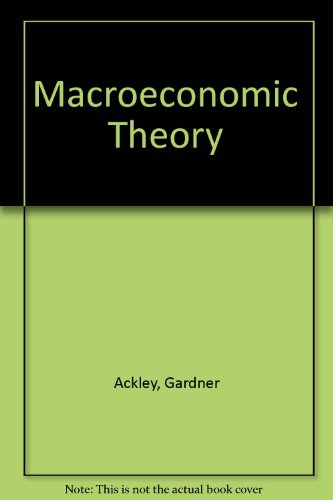 9780029722107: Macroeconomic Theory