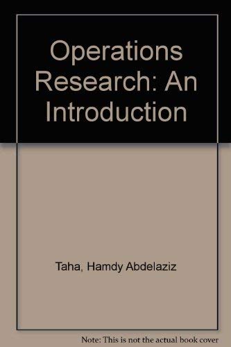 Imagen de archivo de Operations Research: An Introduction a la venta por medimops