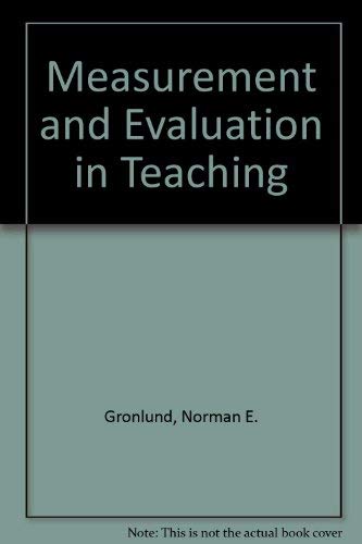 9780029794005: Measurement&Evaluation in Teaching