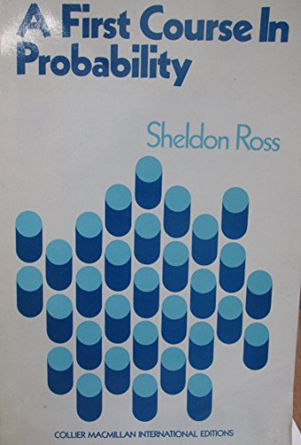 9780029796207: First Course in Probability
