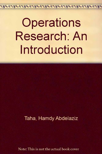 Stock image for Operations Research : An Introduction for sale by Better World Books
