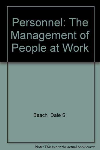 9780029799406: Personnel: The Management of People at Work