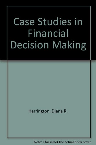 Stock image for Case Studies in Financial Decision Making for sale by NEPO UG
