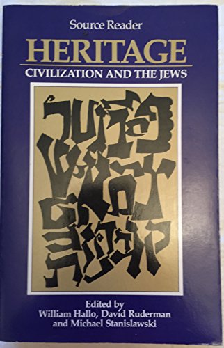 Beispielbild fr Heritage: Civilization and the Jews: Source Reader zum Verkauf von Wonder Book